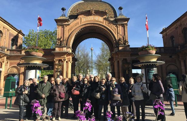 Copenhagen on foot and Tivoli park