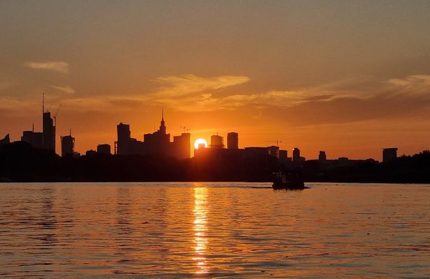 Vistula River Sunset Cruise with Welcome Drink