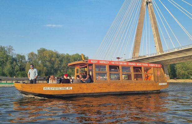 Wooden Vessel Cruise Along the Vistula River in Warsaw