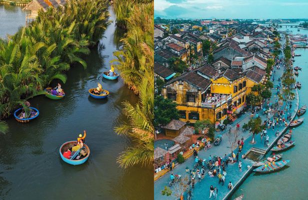 Hoi An Coconut Boat Adventure and Ancient Town Discovery