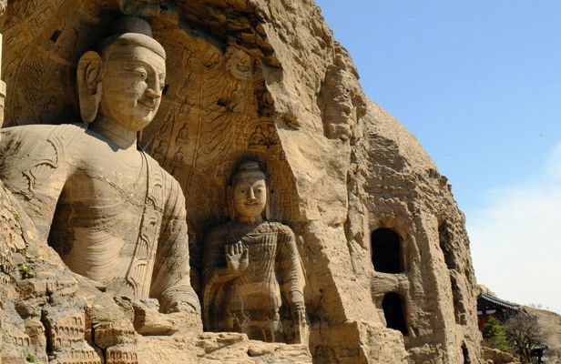 Datong private day tour to Hanging Temple and Yungang Grottoes