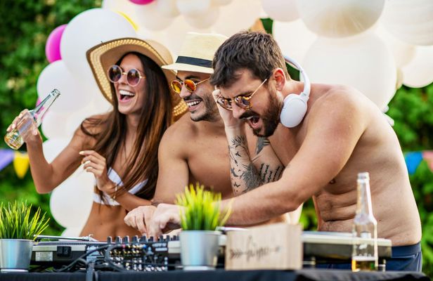 Scene Pambos Napa Rocks Pool Party for Protaras Hotels