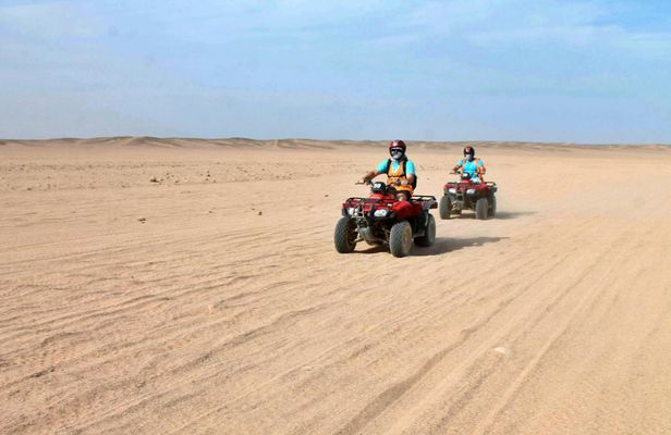 Half-day Hurghada Desert Quad Bike Tour with Camel Ride and Tea
