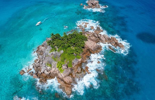 Catamaran tour to Cousin, Curieuse, and St. Pierre islands
