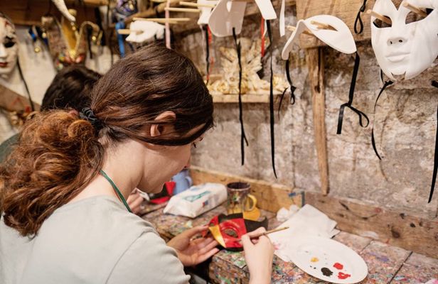 Magic Mask Decoration Class in St. Mark’s Square