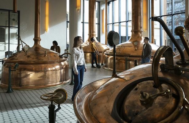 Old Estrella Damm Brewery guided tour with beer tasting