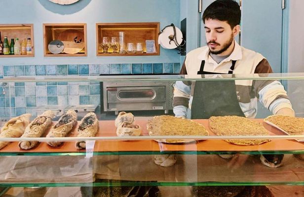 Taste Athens evening food walk with a local host