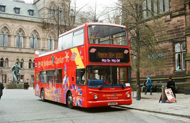 City Sightseeing hop-on hop-off bus tour of Chester