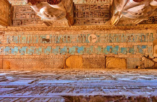 Guided tour to Dendera temple and felucca cruise with lunch from Luxor