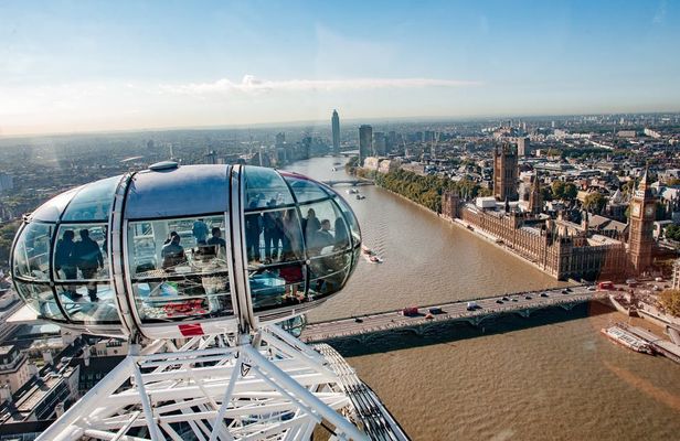 Private London Sightseeing Taxi Tour & London Eye
