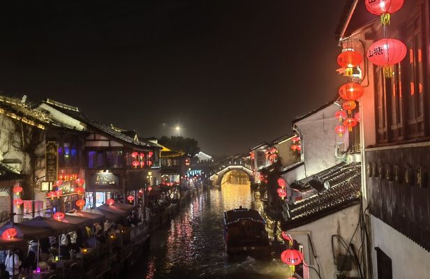 Suzhou Private Cruise on the Grand Canal at Night