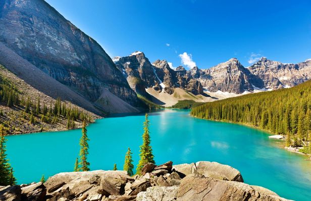 Moraine Lake and Lake Louise Day Trip from Canmore-Banff