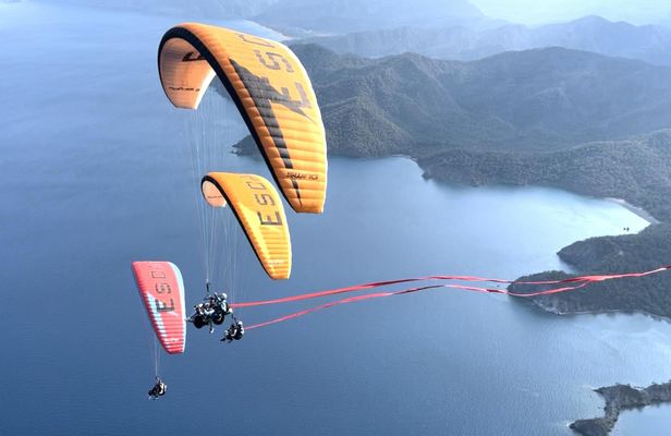 Antalya Mount Tahtali Paragliding and Olympos Mountain Cable Car with Transfer