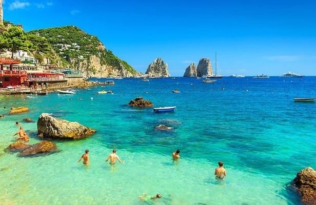 Capri Island shared tour with ferry from Naples