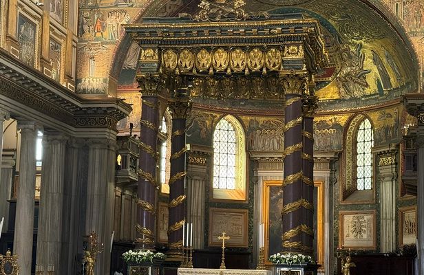English Guided Tour of Rome's Santa Maria Maggiore Papal Basilica