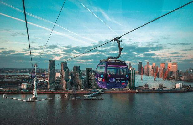 IFS Cloud Cable Car ride and Uber Boat by Thames Clippers one-way ticket