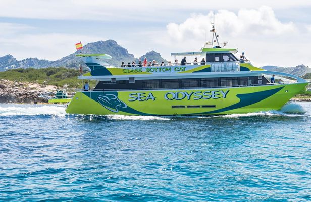 Boat Trip on a Glassbottom Catamaran from Font de Sa Cala