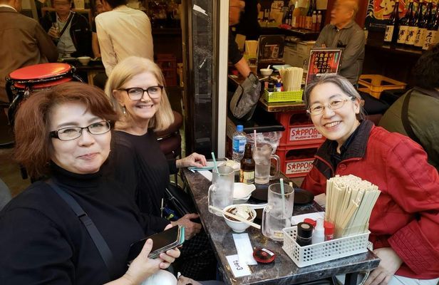 Asakusa evening history tour and bar hopping