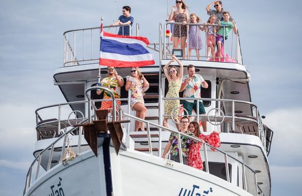Sunset Cruise Along Phuket Coastline with BBQ Dinner