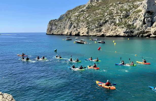 Kayak Excursion from Granadella with Beaches and Caves