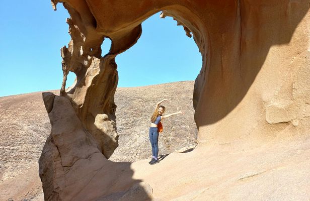 Ajuy Caves and Las Peñitas Canyon Hike with Secret Arco Climb