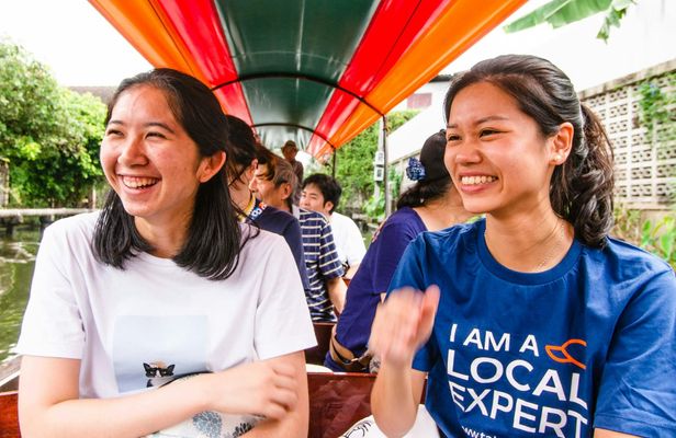 Bangkok Floating Market and Orchid Farm Tour with Boat Ride