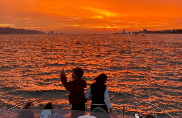Sunset Boat Cruise with Wine in Lisbon
