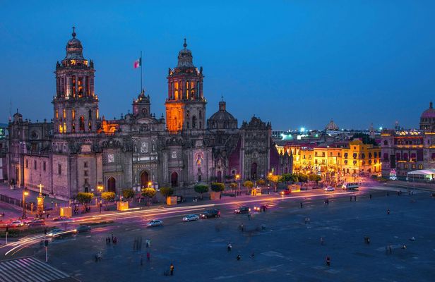 Mexico City night tour with optional ticket to Torre Latinoamericana