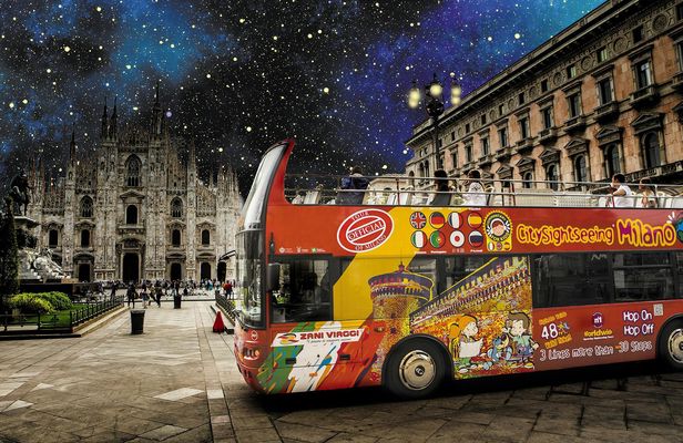 Milan Night Tour by Open Bus
