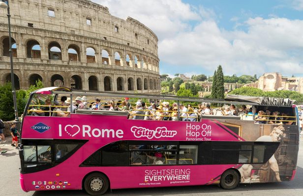 Colosseum Escorted Access Combo Pass with Open Bus