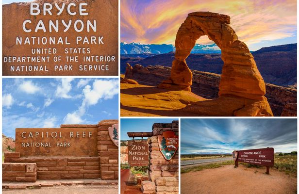 Utah's "Mighty Five" national parks self-guided audio driving tour