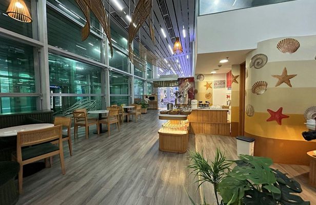 Entrance to the Phu Quoc International Airport lounge