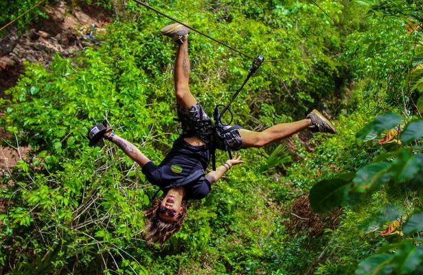 Jungle Adventure with ATV, Zip Line, Cenote and Tequila Tasting