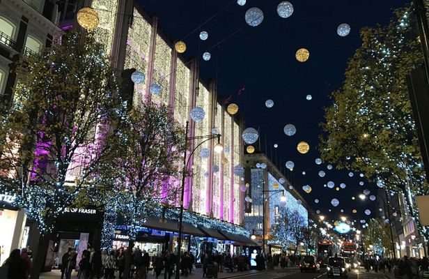 London Christmas Lights Open-Top Bus Tour
