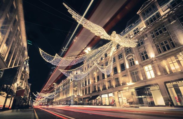 London Christmas Lights Tour by Vintage Double-Decker Bus