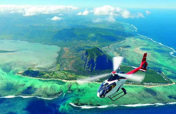 Underwater Waterfall Helicopter Flight from South Helipad