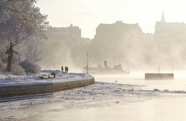 Stockholm Archipelago Winter Boat Tour with Guide