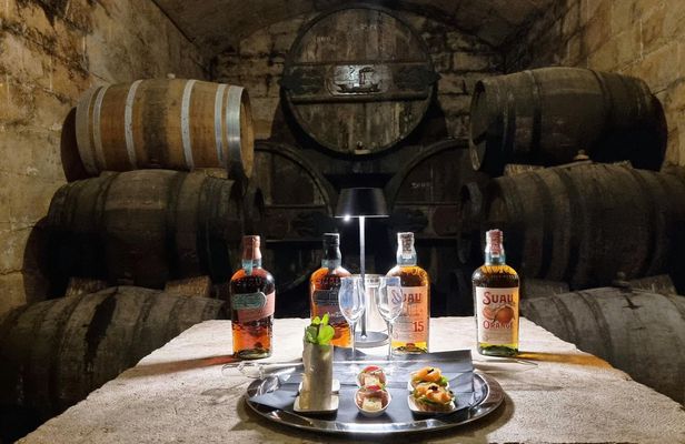 Tour of a Historic Distillery in Palma with Three Spirits and Tapas