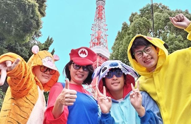 Anime-Themed Electric Bike Tour Through Tokyo's Golden Route