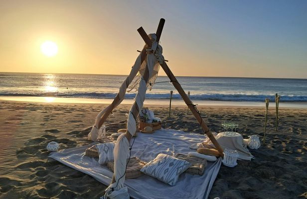 Romantic Sunset Escape At Ponta Preta Beach