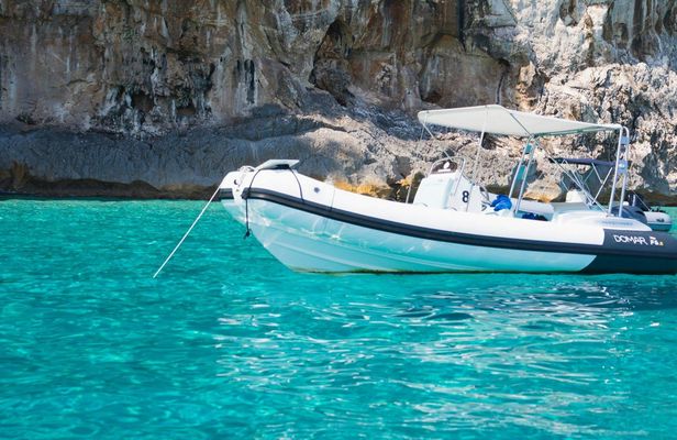 Boat Trip Between Cala Luna and Cala Goloritzé from Arbatax