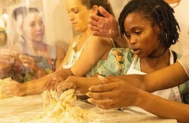 Naples fresh pasta and ravioli lesson in authentic restaurant