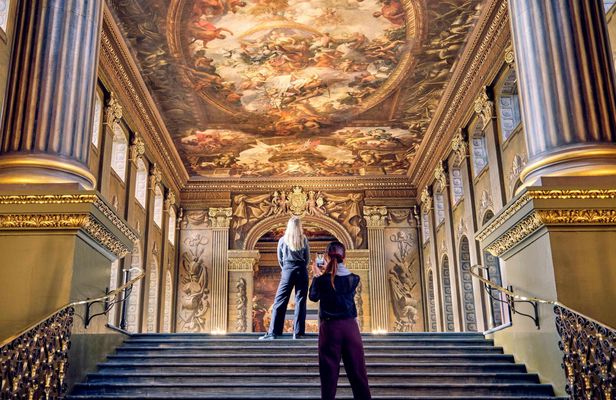 Thames Uber Boat Hop-On Hop-Off 1-Day Pass and Painted Hall Entry