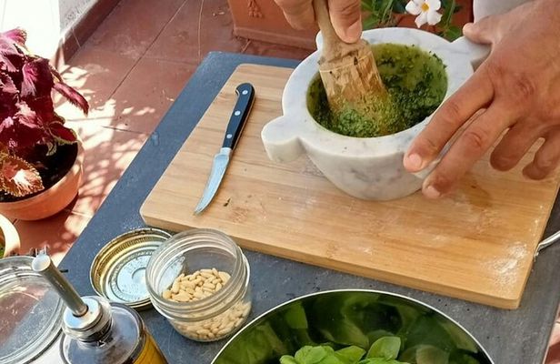 Homemade Pasta and Pesto Local Chef Class with Wine
