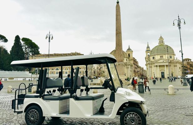 3-hour guided golf cart tour in Rome