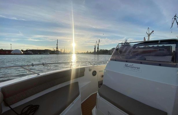 Sunset Cruise in Gdansk With A Glass Of Wine