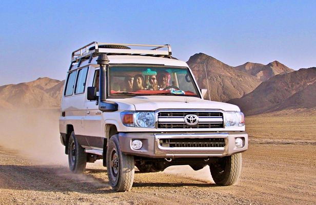 Morning Safari on a Quad Bike, Sand Buggy and 4x4 Jeep with Camel Ride in Hurghada