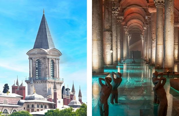 Topkapi Palace and Basilica Cistern Fast-Track Ticket
