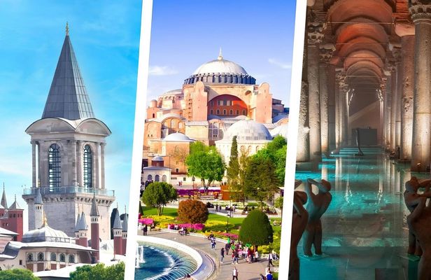Skip-the-Line Entrance to Topkapi Palace, Hagia Sophia and Basilica Cistern