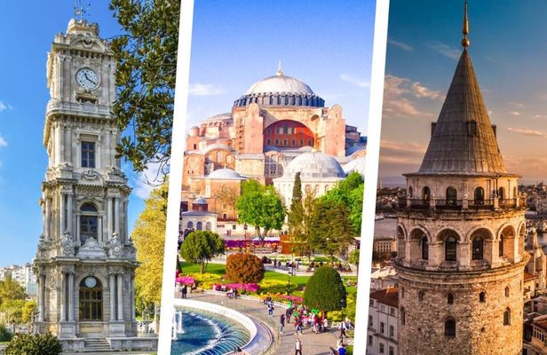 Dolmabahce Palace, Hagia Sophia, Galata Tower Skip-the-Line Ticket